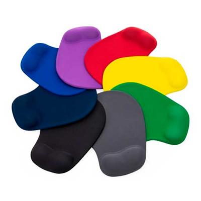 Mouse Pad ergonômico de neoprene com apoio de pulso em silicone