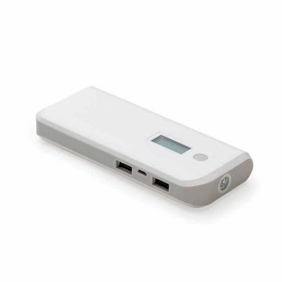 Powerbank Plástico com Indicador Digital e Lanterna 3000921