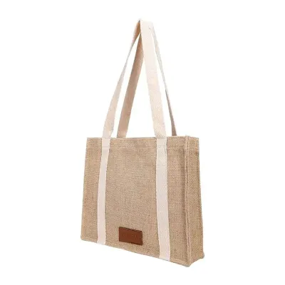 Ecobag em Juta C9 - 35x30x10x10cm