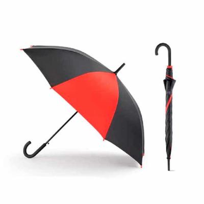 Guarda chuva poliester bicolor- vermelho e preto