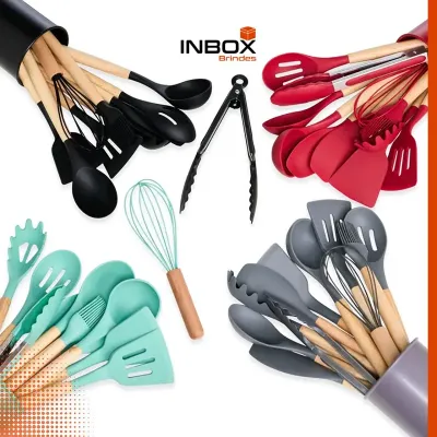 KIT UTENSÍLIOS 12 PEÇAS PERSONALIZADO