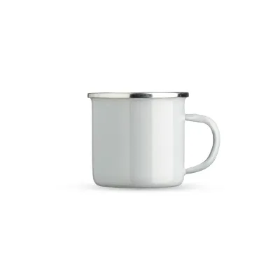 Caneca Inox Branca 370ml - 1995496