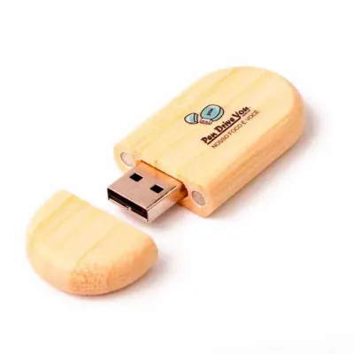 Pen Drive de madeira personalizado