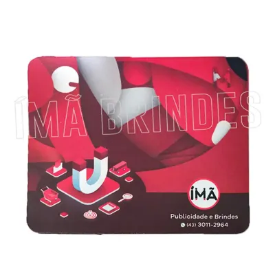 Mouse pad vermelho - 1891508