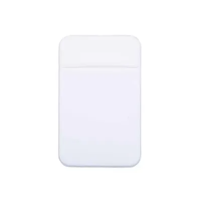 Adesivo Porta Cartão de Lycra para Celular - branco - 1626316