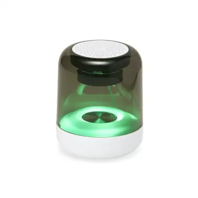 Caixa de som LED verde