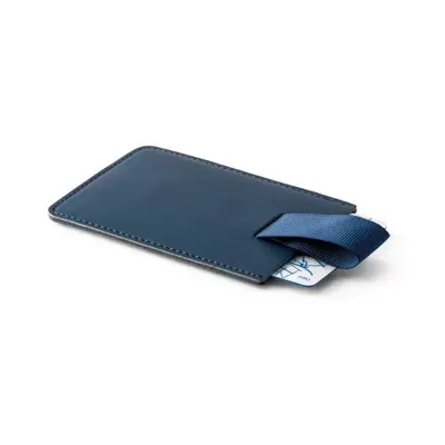Porta cartões com bloqueio RFID - azul