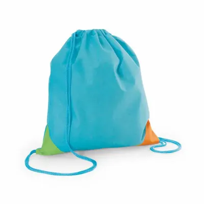Sacola tipo mochila na cor azul - 1471407