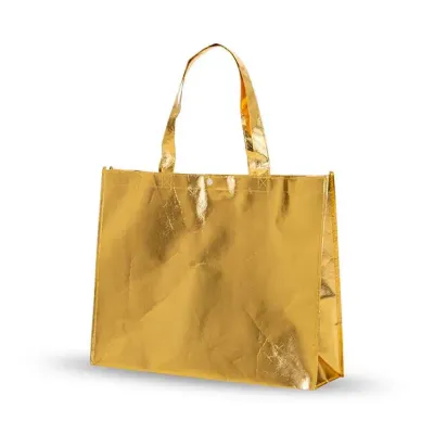 Sacola TNT Metalizada - Dourada - 1626186