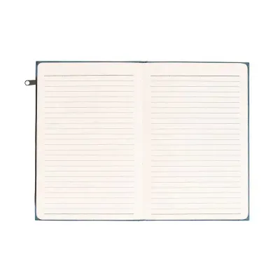 Caderno de anotações com porta-objetos na capa - 1534123