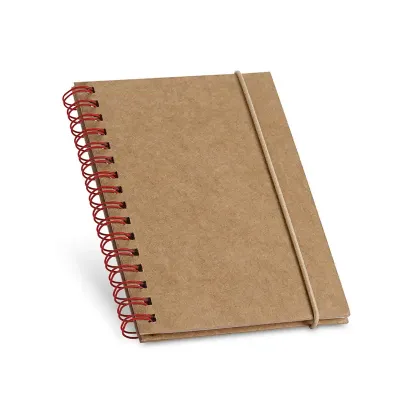Caderno de bolso espiral vermelho - 1769504