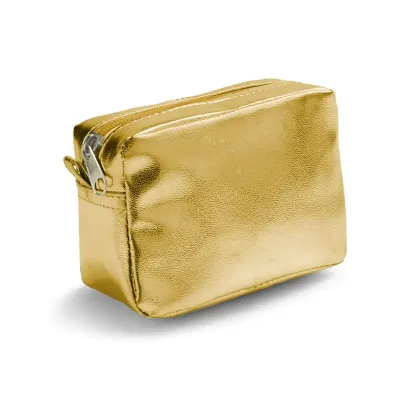 Bolsa multiusos em PVC dourada - 1769534