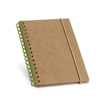 Caderno de bolso espiral com 60 folhas pautadas