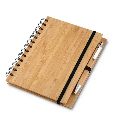 Caderno capa bambu - 1697966