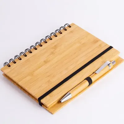 Caderno capa bambu 3 - 1697968