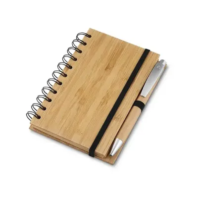 Caderno capa de bambu - 1697969