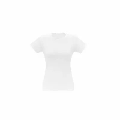 Camiseta feminina branca de algodão - 1692783