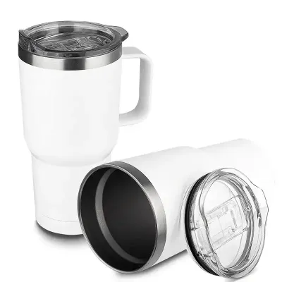 Caneca térmica 600 ml branca