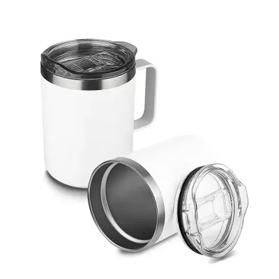 Caneca térmica em aço inox com parede dupla isolada à vácuo