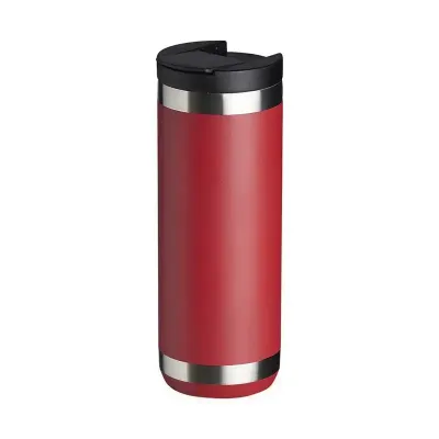 Copo térmico de inox vermelho