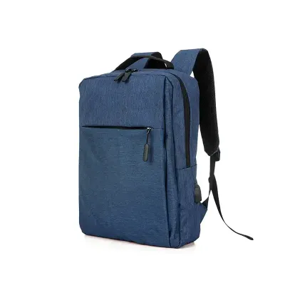 Mochila de Nylon Azul USB