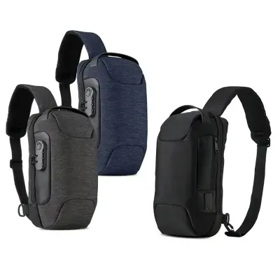 Mochila de Ombro USB Anti-Furto - cores