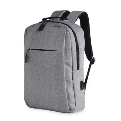 Mochila de Nylon USB 21L Cinza