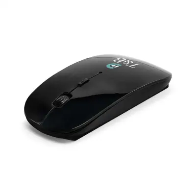 Mouse wireless preto 2.4G em ABS