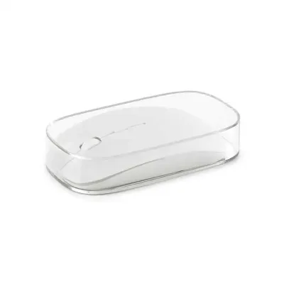 Mouse wireless branco 2.4G em ABS - 1543716