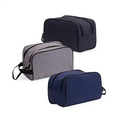 Necessaire tecido polyester - 3  cores - 1698791