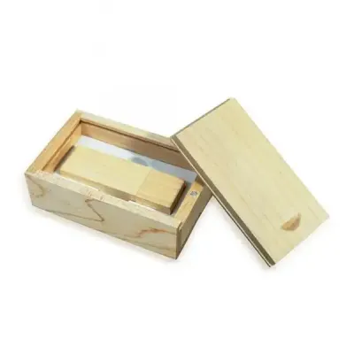 Conjunto estojo e pen drive bambu - 1702737