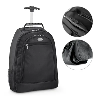 Mochila trolley para notebook em 1680D e 300D com 2 rodas