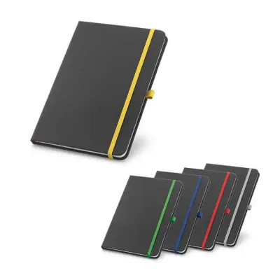 Caderno A5 em sintético com capa dura - cores - 1669330