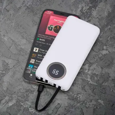 Power Bank 10.000mAh c/ Lanterna e Multissaídas - 1670949