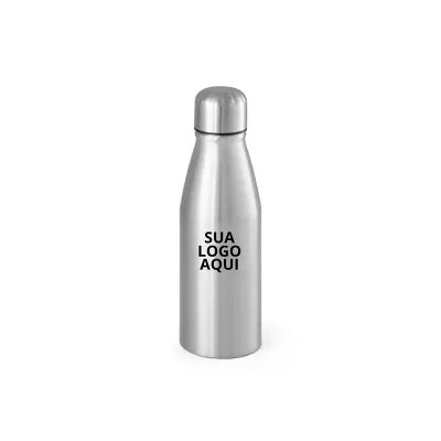 Squeeze em alumínio com tampa em aço inox 500 ml Personalizado 1