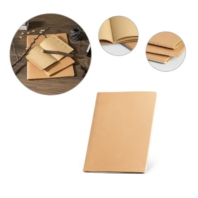 Caderno A5 com capa em cartão (250 g/m²)