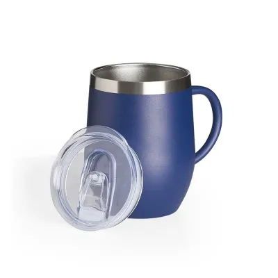 Caneca térmica azul