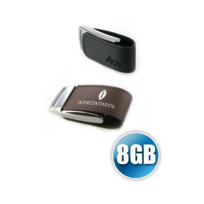 Pen drive 8 GB em Couro