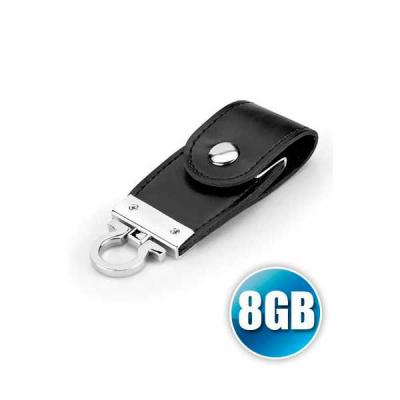 Pen drive Chaveiro 8 gb em Couro