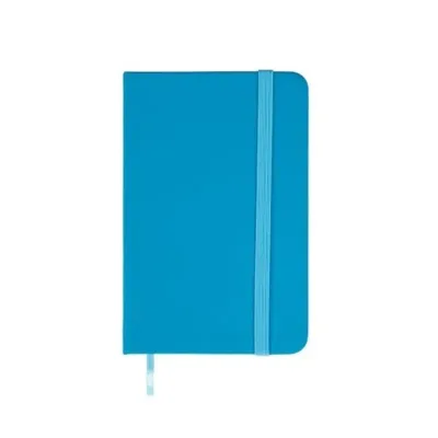 Caderneta emborrachada azul