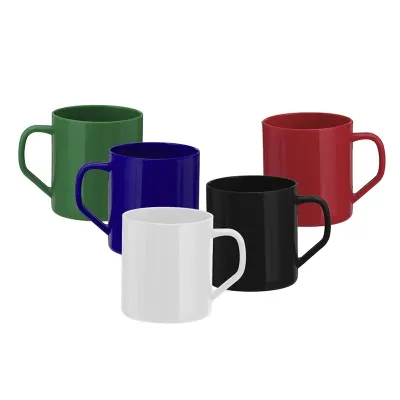 Caneca Plástica 400ml: opções de cores - 1868481