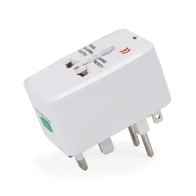 Adaptador universal branco em plástico resistente - 2002809