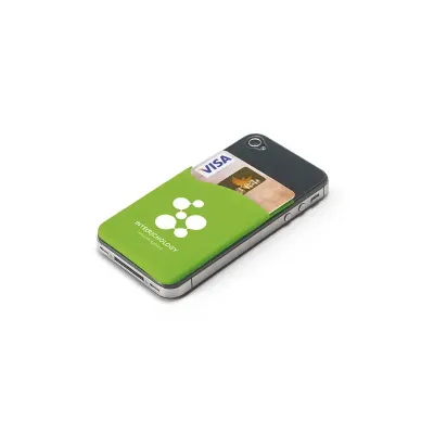 Porta cartões verde para celular - 2001387