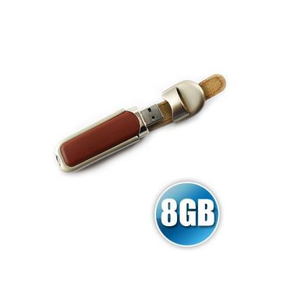 Pen drive de couro 8GB Personalizado