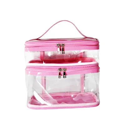 Necessaire porta maquiagem rosa