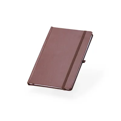 Caderneta de Couro Sintético 21x14cm Com Pauta Personalizada Mod2