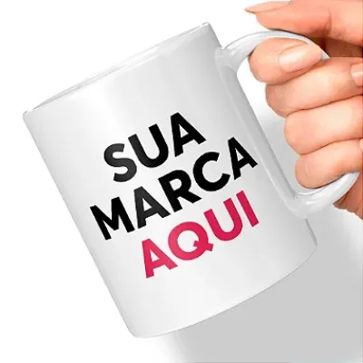 Caneca Branca Personalizada - 180ml - 1996230