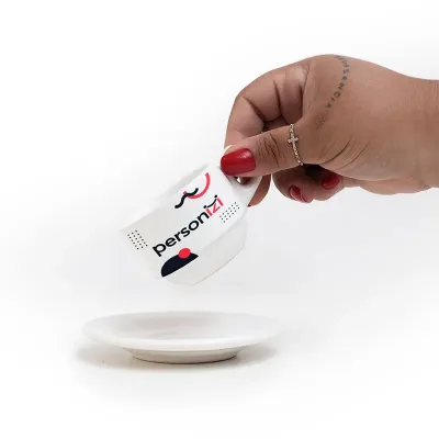 Xícara Personalizada De Porcelana Com Pires - 1991800