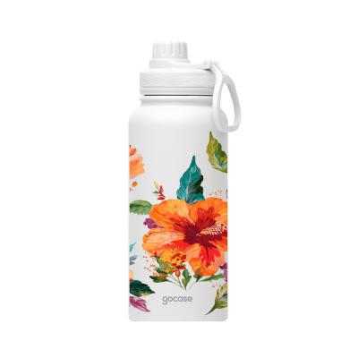 Garrafa Térmica Fresh 950mL flores tropicais - 2003930