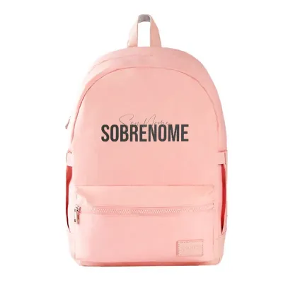 Mochila Notebook Casual Rosa